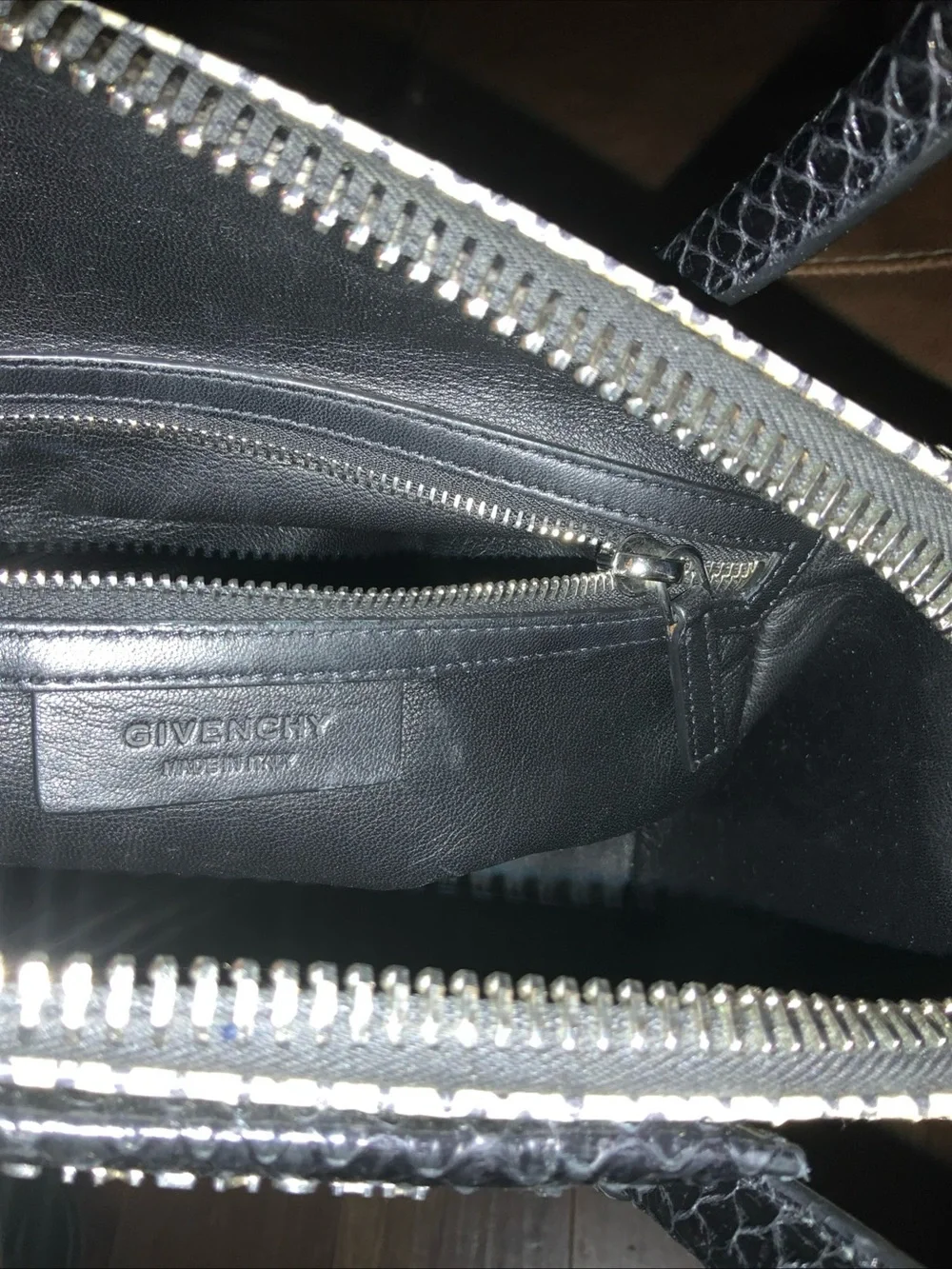Givenchy Antigona Small leather Python skin Satchel Shoulder Bag. Barely used.